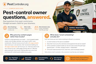 write SEO optimized pest control website content