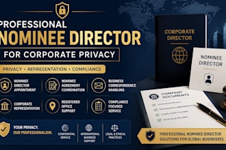 provide a professional nominee director for corporate privacy