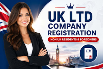 register a UK ltd company for non UK residents and foreigners