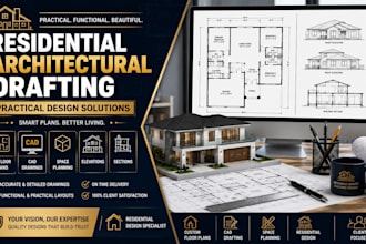 do practical design solutions for residential architectural drafting