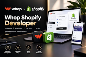 whop shopify payment gateway order sync shopify API setup webhook payhip bugfix