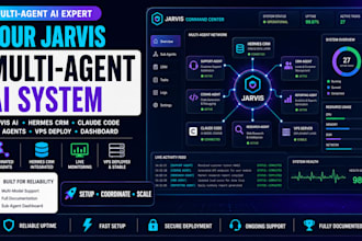 setup jarvis ai assistant multi sub agents hermes dashboard crm claude code vps