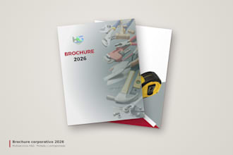 design a professional corporate brochure or company profile