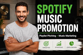 promote your music on spotify with playlist pitching and marketing
