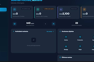 build a custom business management dashboard