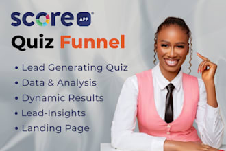 build high converting scoreapp quiz funnel and scorecard