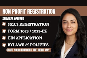 do non profit registration, 501c3 tax exempt, form 1023, 1023ez, 990ez and ein