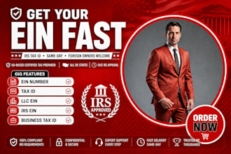 get your ein tax id number from the irs fast