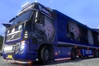 create high 3d quality ets 2 and ats skin and trucks, ets trailer, ats map