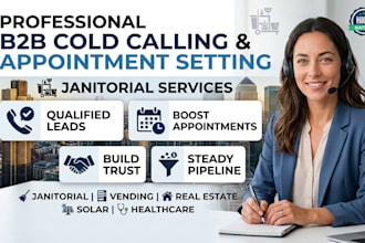 janitorial cold calling, cold calling, janitorial cleaning services, cold caller