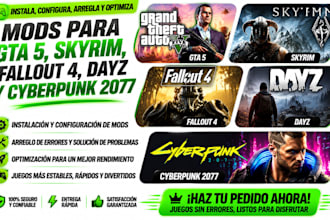 create setup fix gta 5 skyrim fallout 4 mods dayz mod cyberpunk 2077