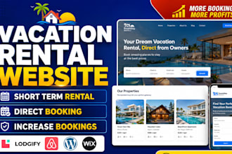 vacation website short term rental website holiday direct booking lodgify airbnb