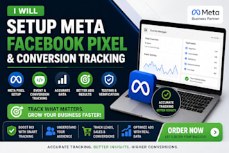 setup meta facebook pixel and conversion tracking