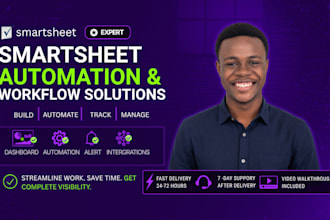 build smartsheet automation dashboards and project management setup