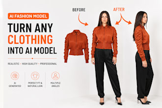 do apparel fashion ai photography with realistic ai models