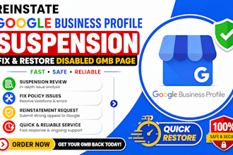 reinstate google business profile suspension fix restore disabled gmb page quick