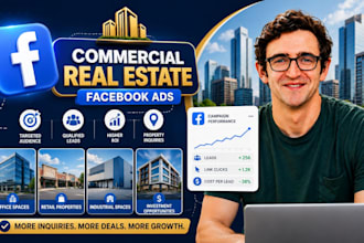 do commercial real estate, facebook ads, and lead generation