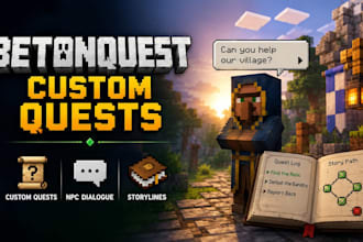 create custom betonquest quests, npc conversations and storylines