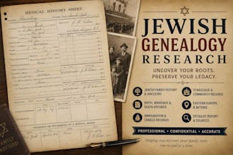 research your jewish genealogy, ancestry and family history