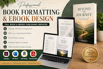 book formatting, design ebook in designrr, adobe indesig, ms word google docs