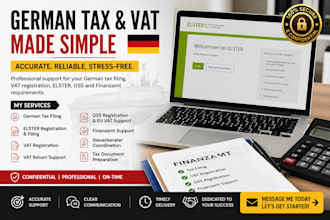 german tax filling elster steuerberater finanzamt support vat oss registration