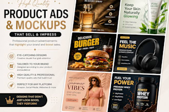 create professional product ads and mockups