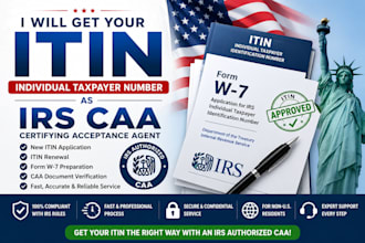 get your itin individual taxpayer number as irs caa