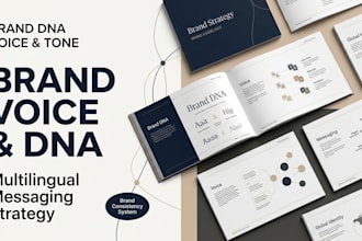 develop your brand dna, voice, tone and multiligual messaging strategy