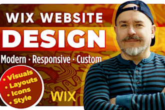 design a modern responsive wix website