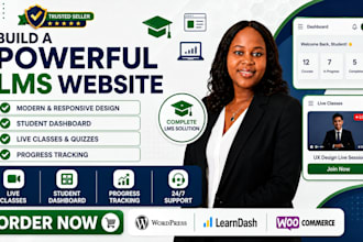 create lms website, course content subscription website with tutor lms learndash