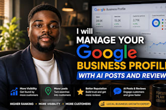 manage your google business profile with ai posts and review replies