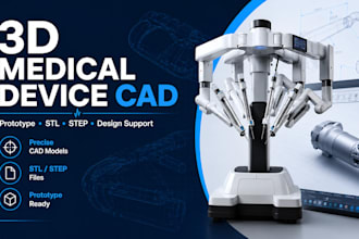 design medical device cad 3d modeling and realistic keyshot prooduct rendering