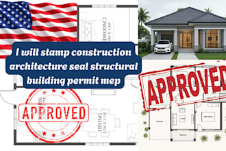 stamp construction architecture seal structural building permit mep