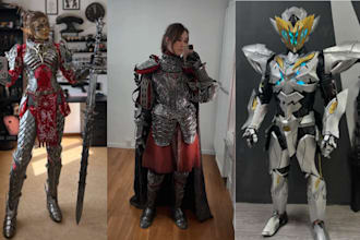 do custom pepakura template eva foam pattern cosplay armor helmet, masks, props