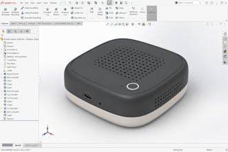 design rapid prototype, 3d cad modeling, 3d printing stl files using solidworks