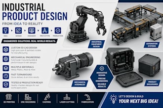 3d design cad for manufacturing industry for modelling