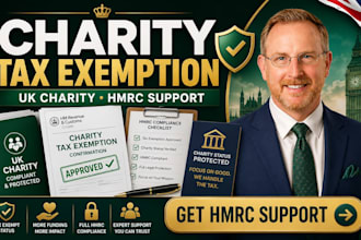 help register your UK charity with hmrc for tax exemption