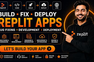 fix replit, replit website deploy replit web app, replit to app store, replit ai