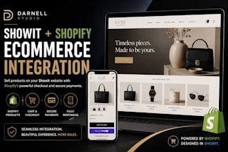 design a premium showit website, showit template, showit customization