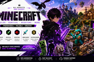 build custom minecraft houses, castles, cities, maps and server builds