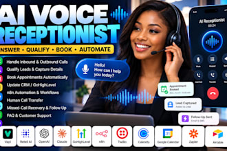build ai receptionist voice agent vapi retell appointment booking ghl xenbar