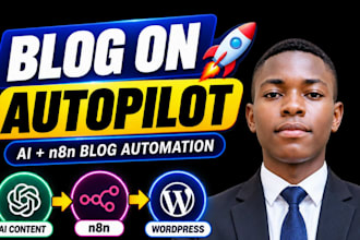 create an ai powered blog automation
