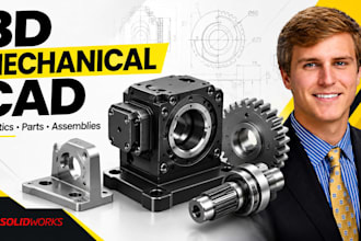 create 3d mechanical cad models for robotics and manufacturing
