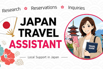 research and assist with your japan travel needs