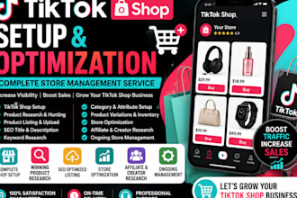 setup optimize tiktok shop with product listing management store optimization