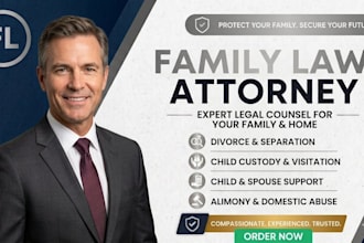 handle divorce, child custody and child support family law matters