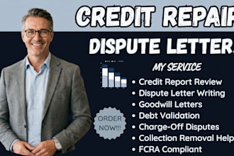 review your credit report and identify inaccurate, unverified, or outdated items