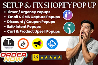 setup shopify popup attrac pop convert sendwill fordeer optimonk poptin 1cp pb
