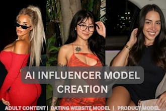 do ai influencer model product ai model fanvue lora sdxl flux ai model training