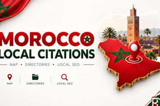 build morocco local citations for local SEO